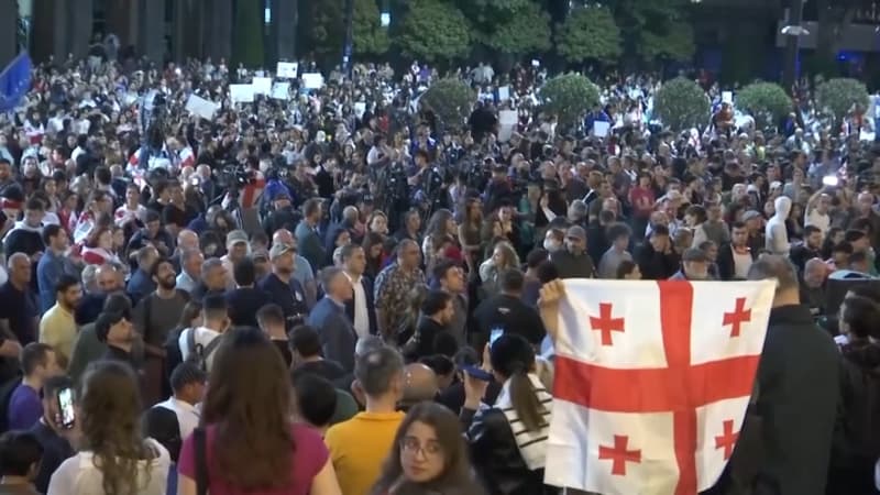 Géorgie: des milliers de manifestants dans la rue contre la loi sur l'