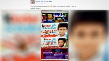 Le mouvement xénophobe Pegida n'a pas apprécié les nouveaux modèles choisis par Kinder.