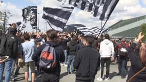 Bordeaux - Rennes : Le bus des Girondins accueilli dans une grosse ambiance