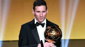 Lionel Messi, lors de son dernier Ballon d'Or, en 2015.