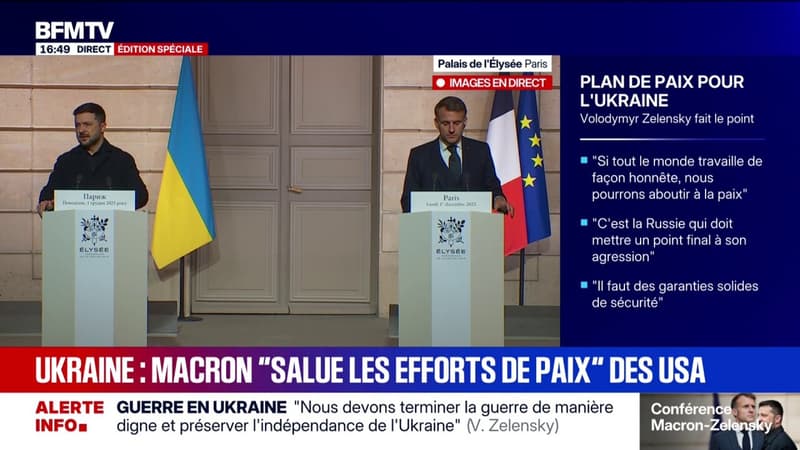 "La question territoriale est la plus difficile", déclare Volodymyr Zelensky à propos des négociations de paix