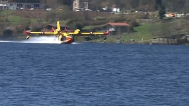 Des tests d'écopage ont été menés au lac de Gérardmer dans les Vosges.
