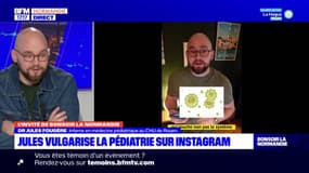 Pédiatrie: Jules Fougère, interne en médecine pédiatrique au CHU de Rouen, revient sur le lancement de son compte Instagram