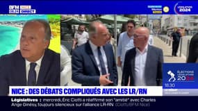 Débats refusés par les candidats LR-RN: Bernard Chaix affirme que Ciotti et D'Intorni préfèrent "être sur le terrain"