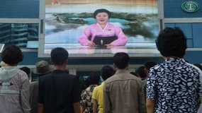 La télévision publique nord-coréenne annonce qu'un nouvel essai nucléaire a été mené avec une bombe H, le 3 septembre 2017