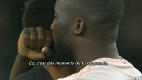 Romelu Lukaku et Prensel Kimpembe.