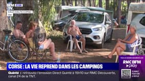 Corse: après les intempéries, la vie reprend dans les campings 