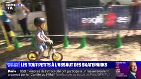 Les tout-petits prennent d'assaut les skate parks