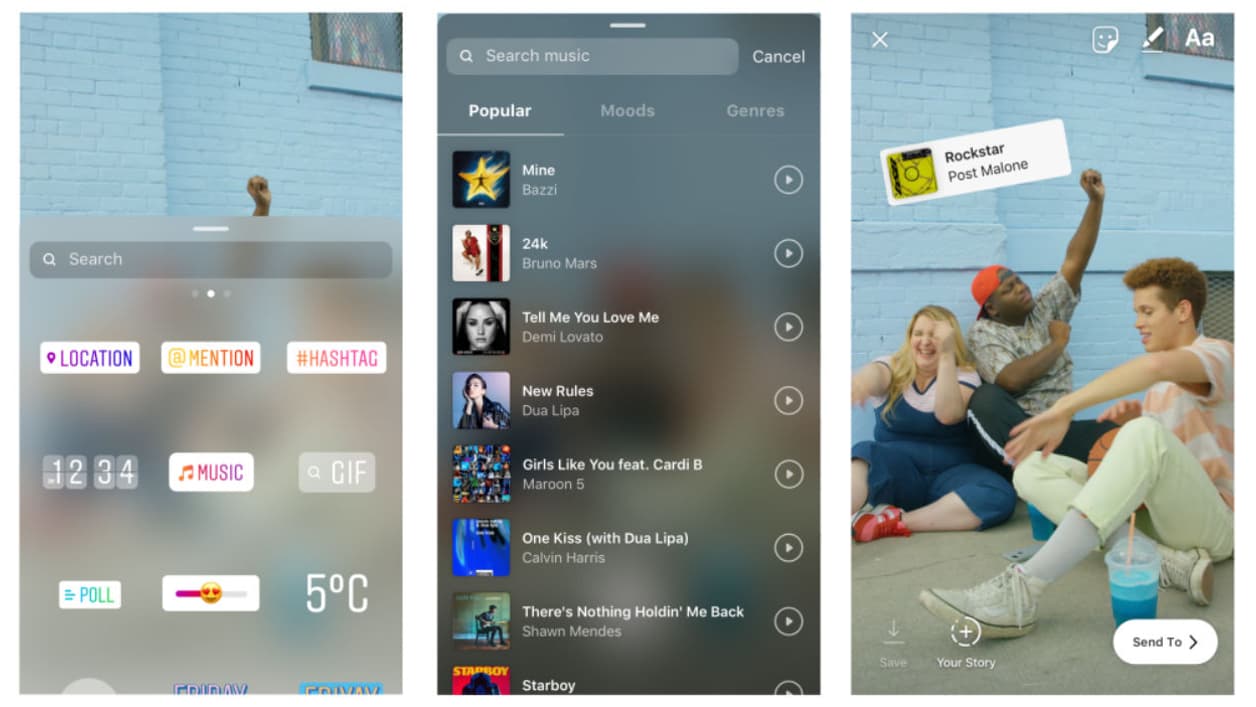 Il est désormais possible d'ajouter des musiques directement dans l'application Instagram Il est désormais possible d'ajouter des musiques directement dans l'application Instagram