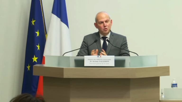 Jérôme Salomon lors du point presse du samedi 7 mars 2020