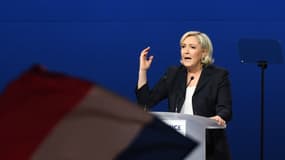 Marine Le Pen à Villepinte. 