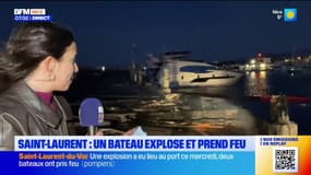 Alpes-Maritimes: un bateau explose au port de Saint-Laurent-du-Var
