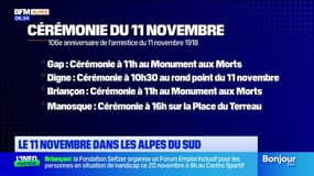 Alpes du Sud: le programme des commémorations du 11-Novembre