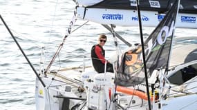 Sébastien Simon sur le Vendée Globe le 10 novembre 2024