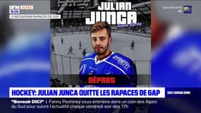 Hockey: après trois saisons, Julian Junca quitte les rapaces de Gap