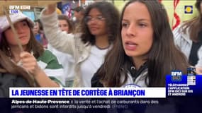 Briançon: la jeunesse en tête de cortège