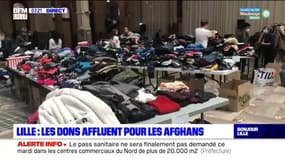 Lille: les dons affluent pour les Afghans réfugiés dans la ville 