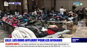 Lille: les dons affluent pour les Afghans réfugiés dans la ville 