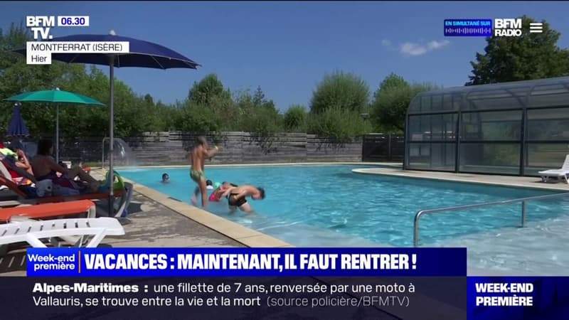 Ces vacanciers profitent des derniers instants avant la rentrée