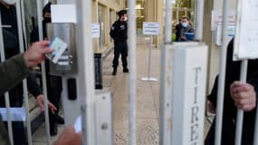 Une photo prise le 20 mai 2021 au tribunal correctionnel de Montpellier (Hérault)