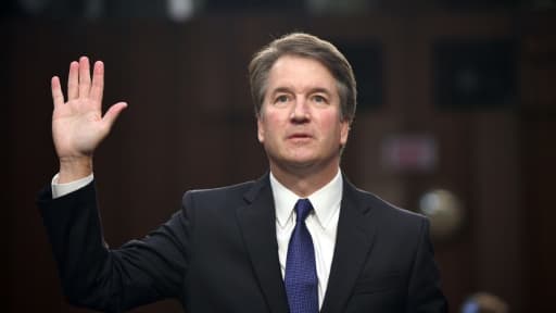 Le juge Brett Kavanaugh à l'ouverture de son audition devant le Sénat américain, le 4 septembre 2018