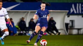 LUANA du Paris Saint Germain (PSG) lors du match de D1 Arkema contre Montpellier au Camp des Loges le 11 mars 2022.