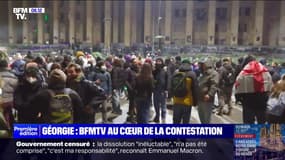 “On se bat pour notre liberté”: ces Géorgiens qui manifestent depuis une semaine contre leur gouvernement