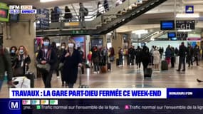 Lyon: la gare Part-Dieu fermée ce week-end en raison de travaux