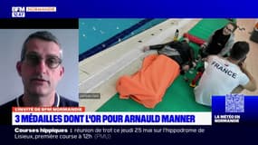 Trois médailles dont l'or pour Arnaud Manner, apnéiste caennais