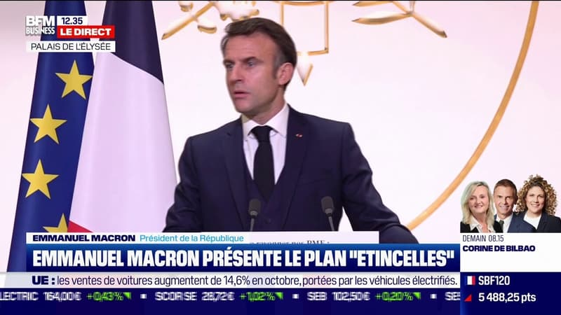 Emmanuel Macron s'exprime sur les réformes du marché du travail