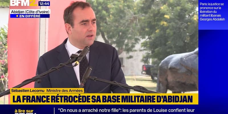 Côte d'Ivoire: Lecornu rappelle que "la France transforme sa présence, mais ne disparaît pas"