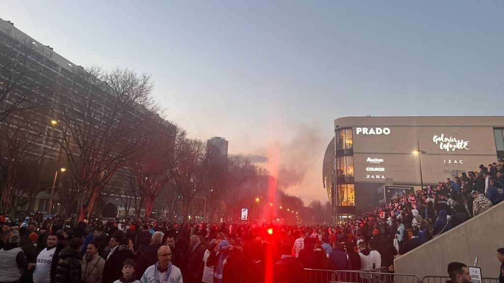 OM-PSG, le parvis du Vélodrome
