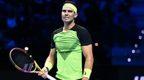 Rafael Nadal lors du Masters de Turin en 2022