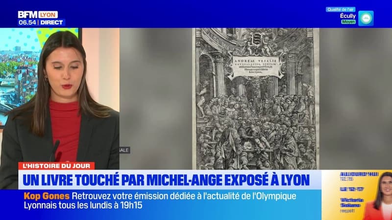 Regarder la vidéo Rhône: un livre touché par Michel-Ange exposé à Lyon