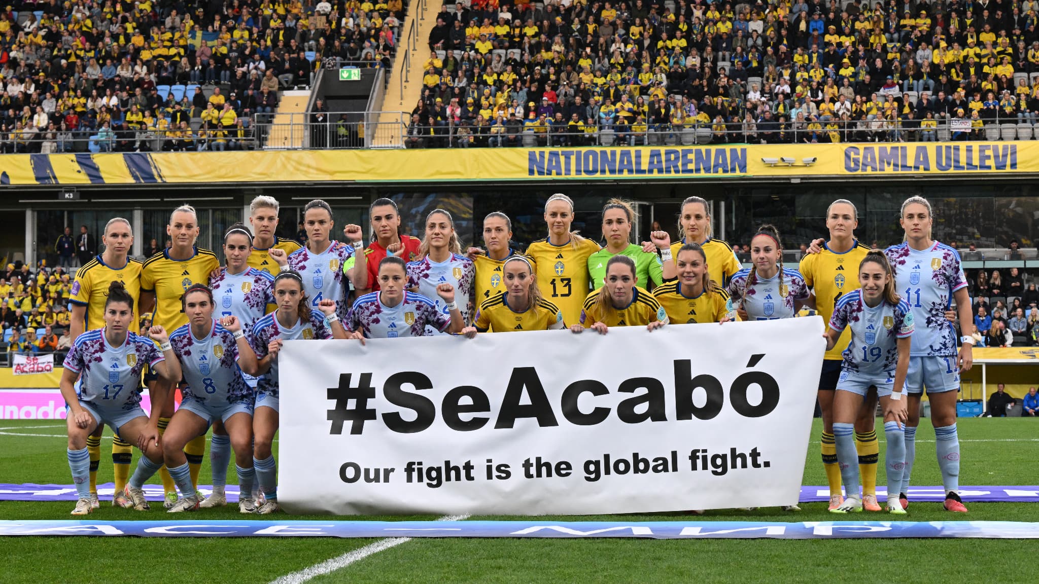 “Se acabó”, el contundente mensaje de jugadores españoles y suecos contra la agresión y el comportamiento machista