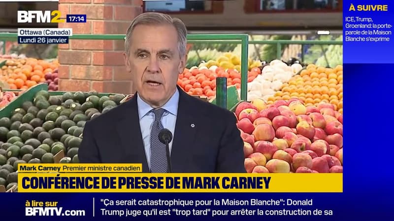 "Le Canada a compris l'ampleur du changement de la politique commerciale des États-Unis", assure Mark Carney
