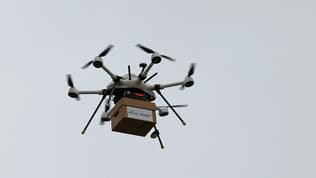 Une livraison par drone à Jerusalem le 13 septembre 2023 