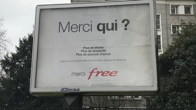 La campagne de Free a été particulièrement remarquée.