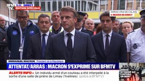 Emmanuel Macron: "Au moins une autre intervention a permis de déjouer une tentative d'attentat qui était en cours" 