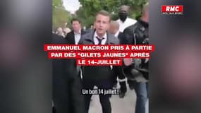 "Vous êtes mon employé": Emmanuel Macron pris à partie par des "Gilets jaunes" après le 14-Juillet