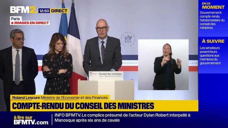 "Nous sommes à 97% d'approvisionnement des stations-services", rassure Roland Lescure, ministre de l'Économie