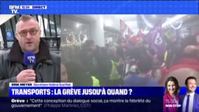 Grève des transports: "Vous verrez demain, le chiffre de grévistes remontera" affirme Erik Meyer (Sud-Rail)