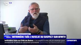 "C'est quelqu'un qui est assez difficile à comprendre" affirme Olivier Chalot, avocat du suspect du meurtre de l'infirmière tuée à Reims