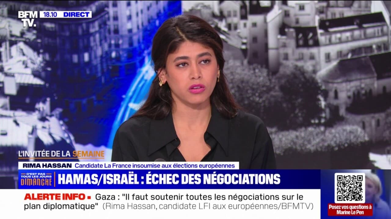 Rima Hassan (LFI) "C'est extrêmement important de continuer à soutenir