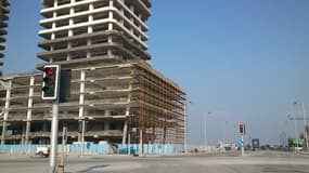 Vue d'un chantier au Qatar