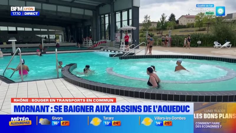 Mornant: une baignade aux bassins de l'aqueduc à découvrir grâce aux transports en commun