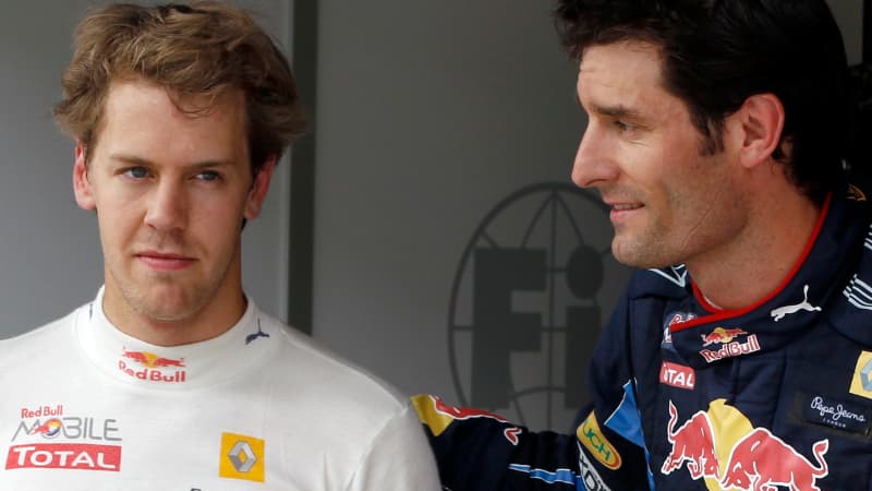 Sebastian Vettel et Mark Webber