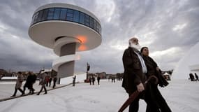 Oscar Niemeyer : Ici le centre culturel d'Aviles, en Espagne.