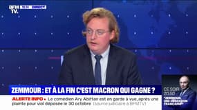 Antoine Diers à propos d'Éric Zemmour: "La diabolisation ne fonctionnera jamais parce que le réel est pour nous"