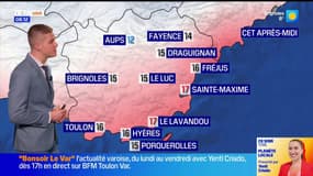Météo Var: du soleil et un voile nuageux ce mercredi, jusqu'à 16°C à Toulon